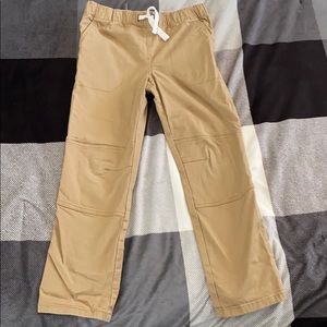 Khaki pants.